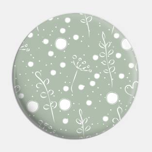 Floral Pattern Pin