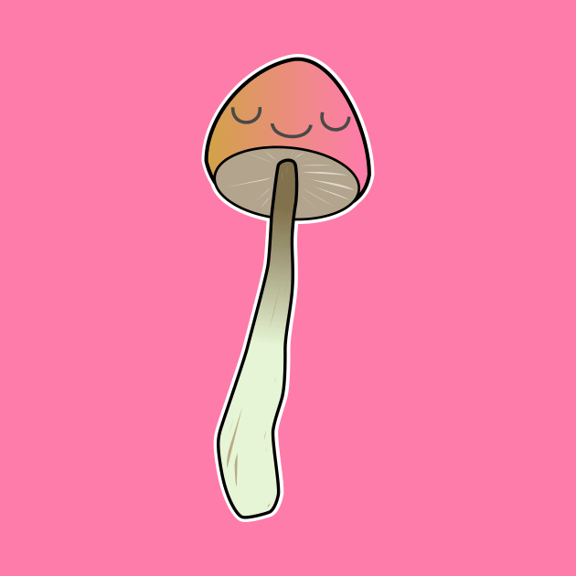 Happy Mushroom by Dusty Daze