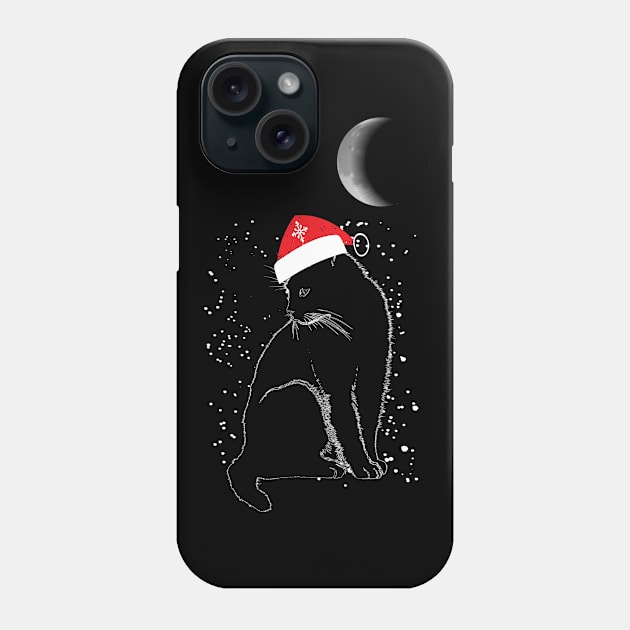 Christmas is Meow Cat Gift Phone Case by UranusArts