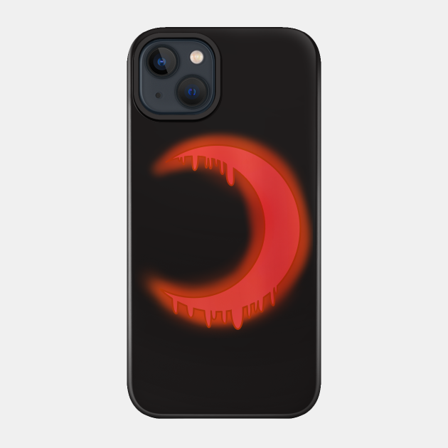 Dripping Blood Moon - Aesthetic - Phone Case