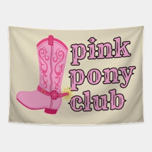 Pink Pony Club Cowgirl Floral Western Boot Chappell Roan Tapestry