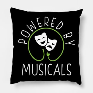 Powered By Musicals Pillow