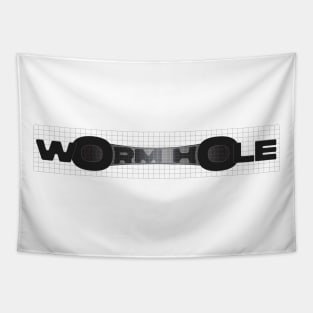 Wormhole Black Version Tapestry