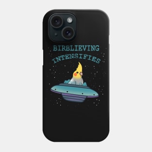 birblieving intensifies - ufo birb Phone Case