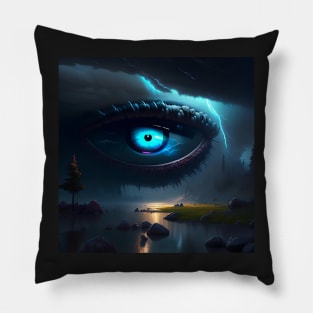 The Eye of the Storm Pillow