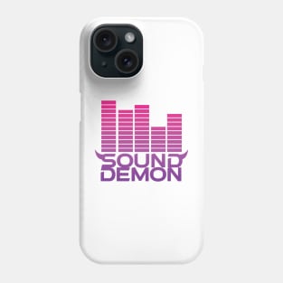 Suond Demon Purple and Pink Phone Case