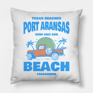 PORT ARANSAS TEXSAS T-SHIRT Pillow