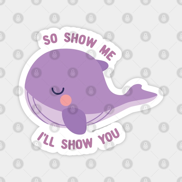 BTS whale plush so show me i'll show you Magnet by Oricca