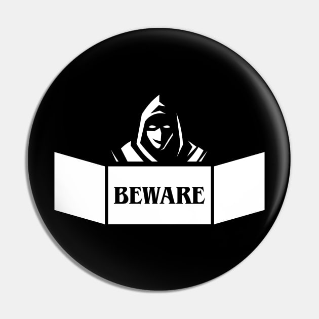 Beware the Smiling Game Master TRPG Tabletop RPG Gaming Addict Pin by dungeonarmory