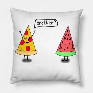 Pizza and Watermelon Pillow