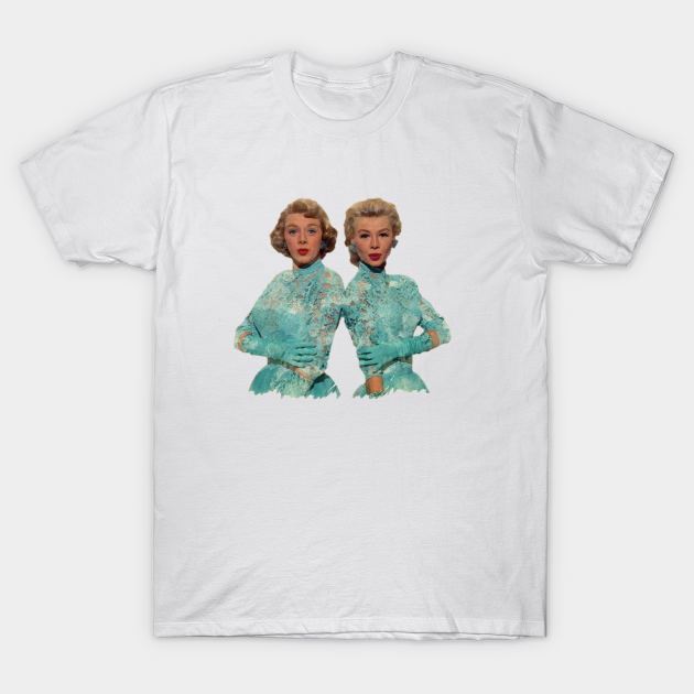 Two Different Faces... (Sisters) - White Christmas - T-Shirt