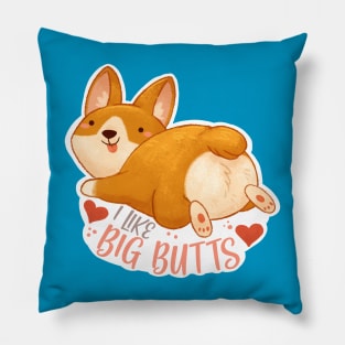 Corgi Butt 1 Pillow