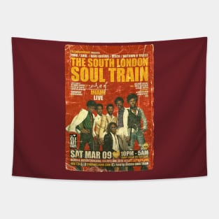POSTER TOUR - SOUL TRAIN THE SOUTH LONDON 68 Tapestry