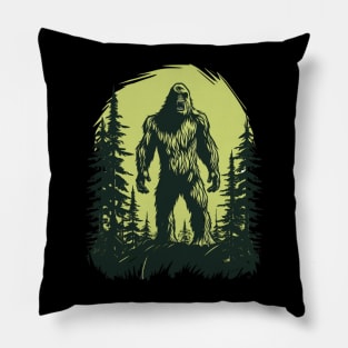 Big Foot - Nostalgic Tribute to the Legendary Creature Pillow