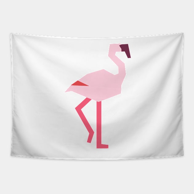 Graphic Nature - Flamingo Tapestry by AnthonyZed