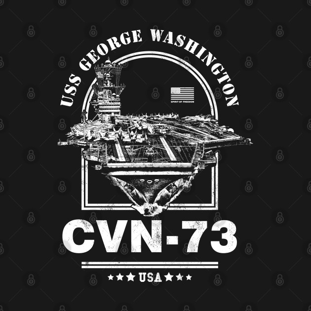 Disover CVN-73 USS George Washington - Aircraft Carriers - T-Shirt