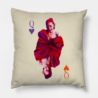 Billie Holiday queen of hearts Pillow