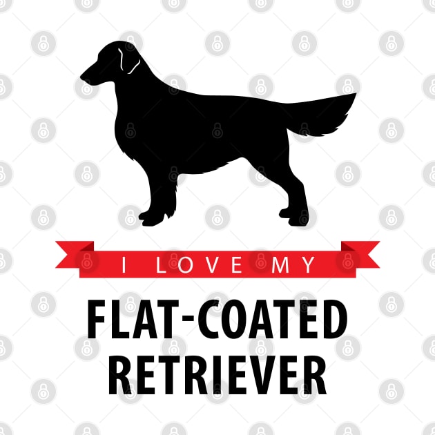 I Love My Flat-Coated Retriever by millersye