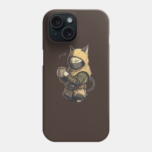 Coffee Ninja Cat Funny and Playful Design for Cat and Coffee Lovers Phone Case