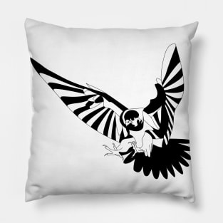 silver hawks ecopop Pillow