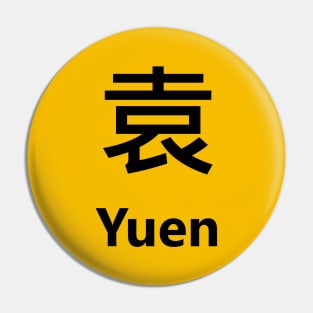 Chinese Surname Yuen 袁 Pin