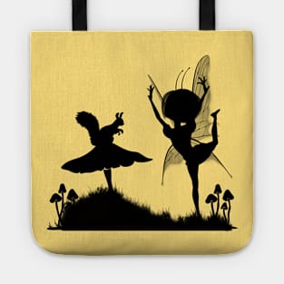 Little fairy dancing in the night Tote