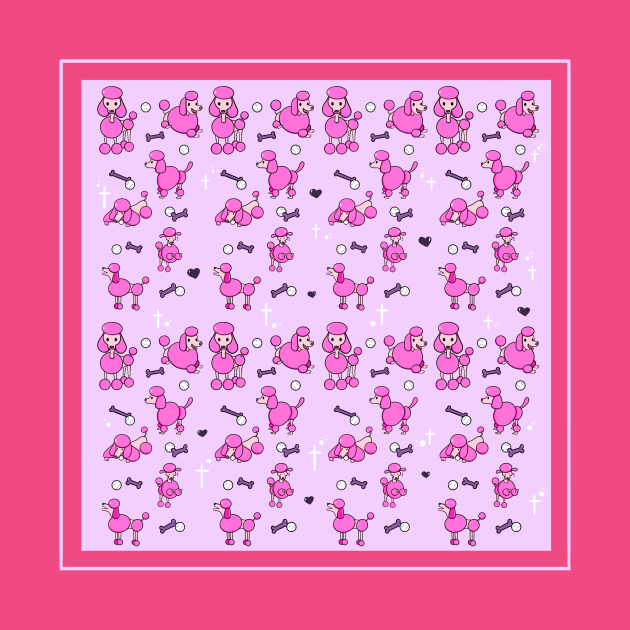 Cute poodles pattern design by Cuteful