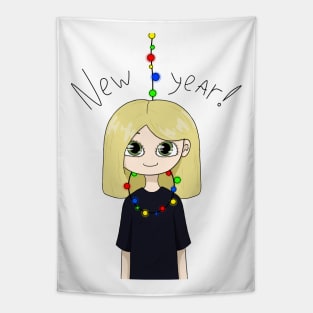 New Year's mood Tapestry