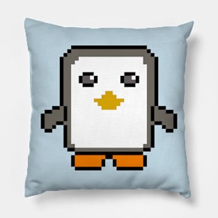 Pixel Zoo Penguin Pillow