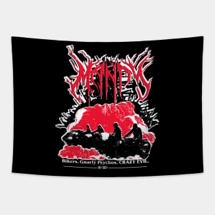 Crazy Evil (black) Tapestry