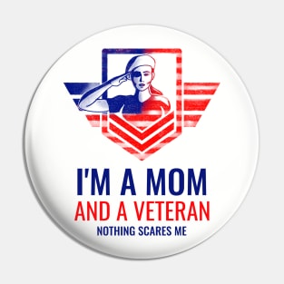Veteran Mom Pin