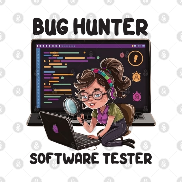 Bug Hunter Software Tester by Software Testing Life