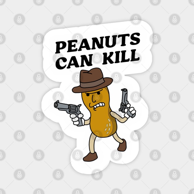 Simpsons - Peanuts Can Kill Magnet by HighResPrints