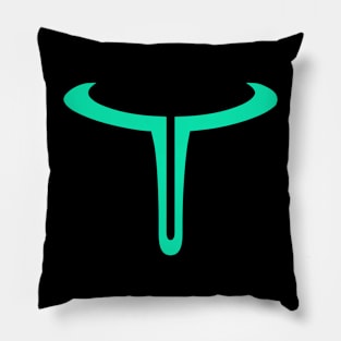 Crapulous icon Green Pillow