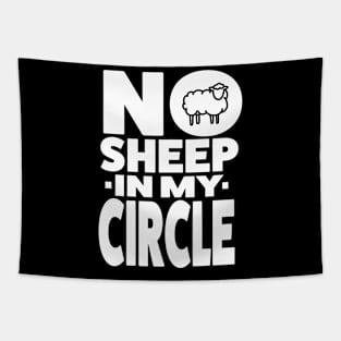 No Sheep in my Circle Tapestry