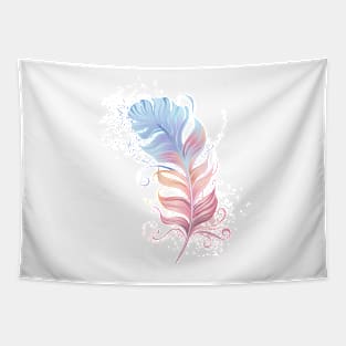 Fluffy Powder Feather Tapestry