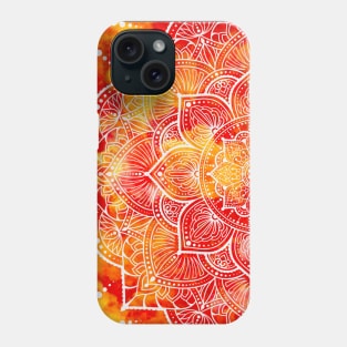 Fire Mandala Phone Case