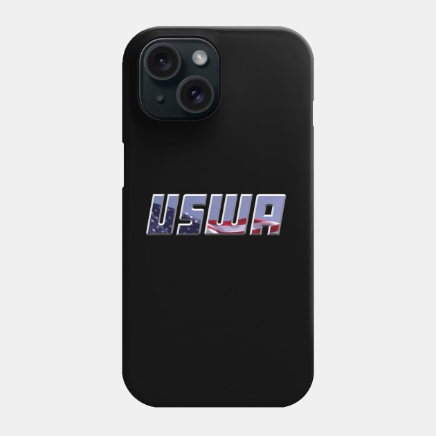 USWA Logo Phone Case by Main Event Comedy