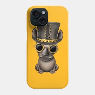 Steampunk Baby Rhino Phone Case