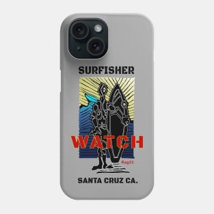 Surf Santa Cruz California Phone Case