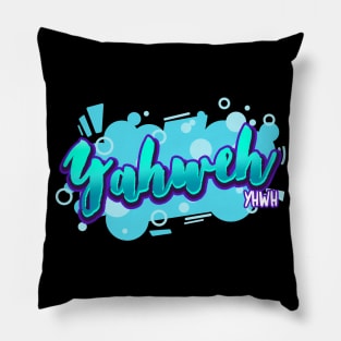 Yahweh - Hebrew name of God - Bible - Faith Based Christianity Pillow