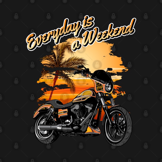 Everyday is a weekend, holiday, Life Is Good Retirement by Lekrock Shop