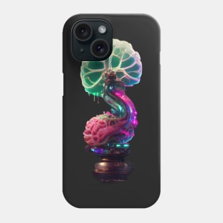 Ai generated image of a Ai brain Phone Case