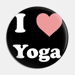 I Heart Yoga Pin