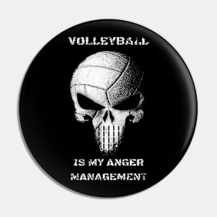 Volleyball is my Anger Management Pin