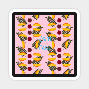 Sweet and sour pattern design for the warm august days. Magnet