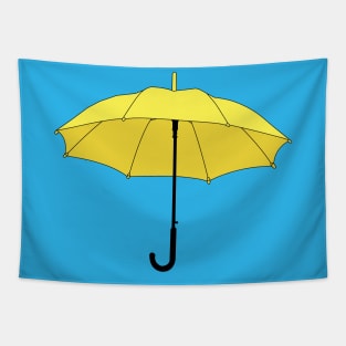 Yellow Umbrella Tapestry