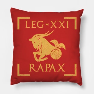 Legio XXI Rapax Capricorn Emblem Roman Legion Pillow