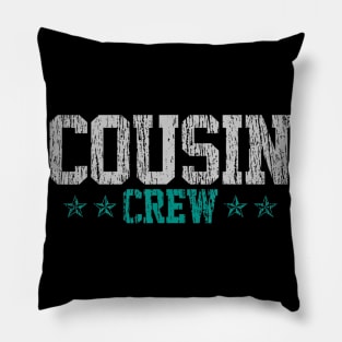 Funny Vintage Cousin Crew Gift Pillow