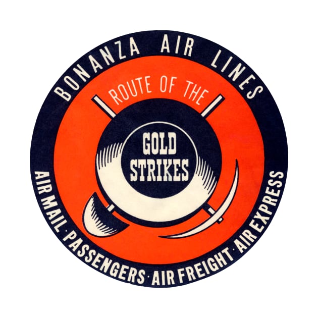 1945 Bonanza Air Lines by historicimage